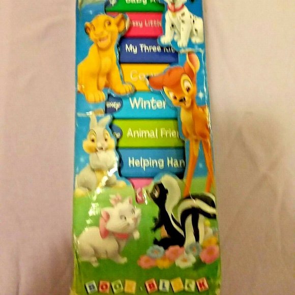 Disney Baby Animals Miniature Board Books Set of 12 with Slide Out Carrying Case - Picture 2 of 9